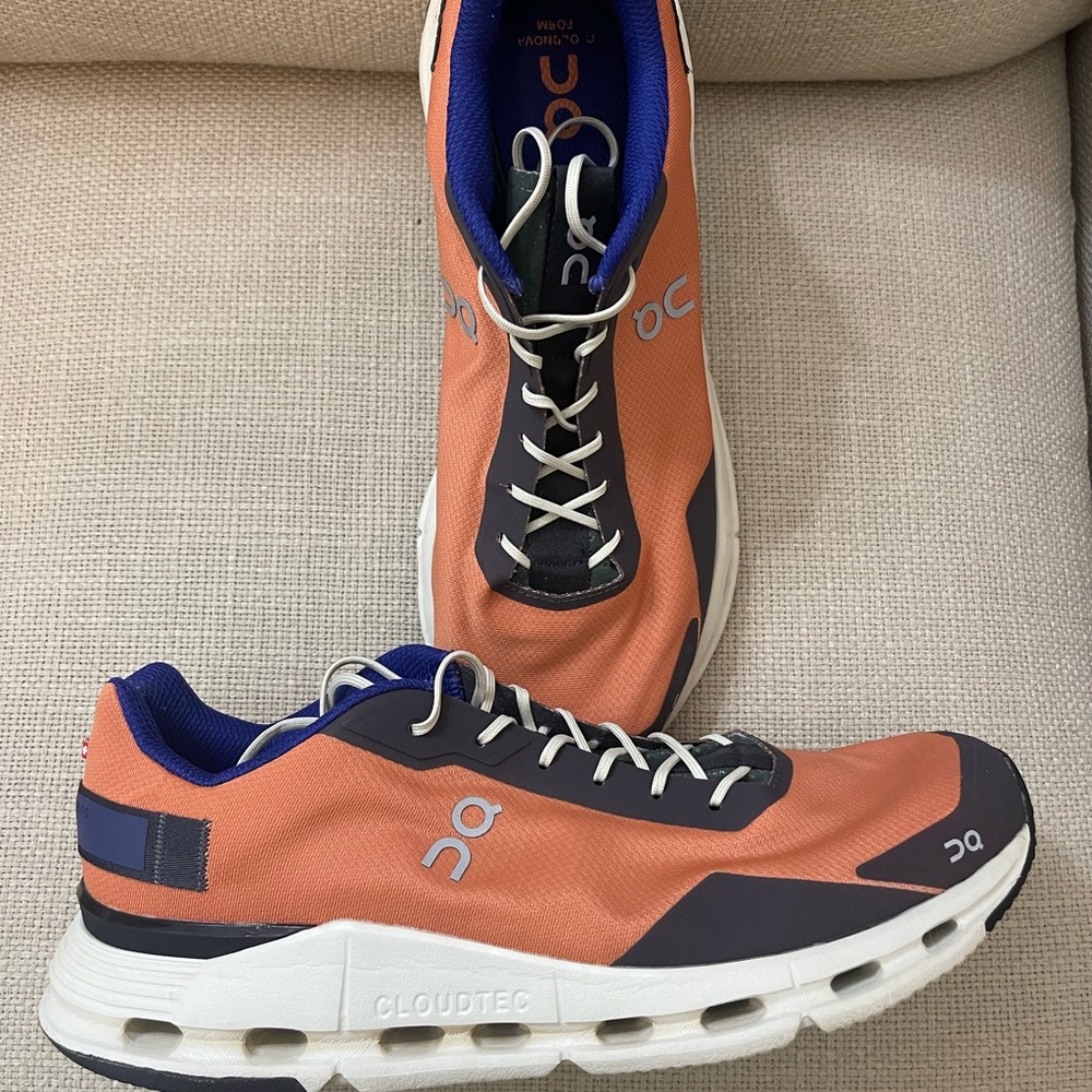 On Running on cloud cloudnova form Men's Orange Sneakers